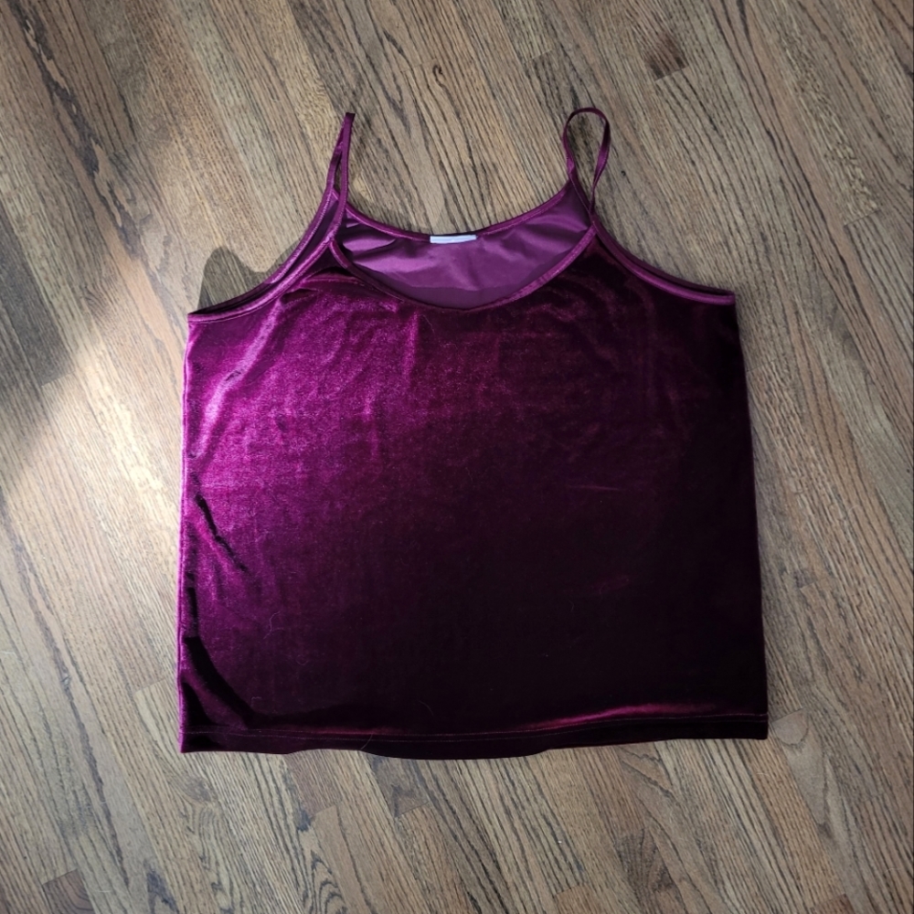 Velvet camisole